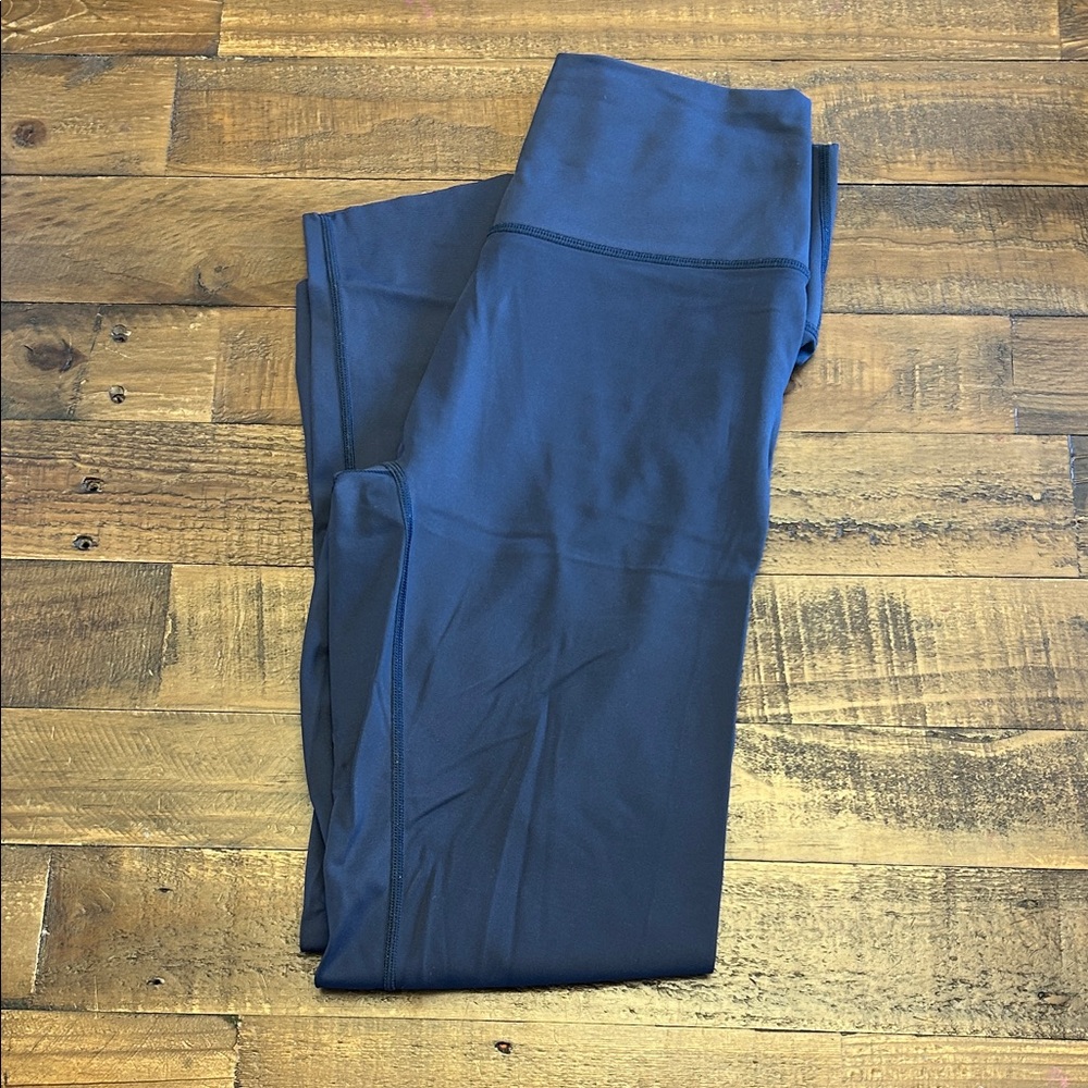 aerie Black High-Waist Leggings with Subtle Logo